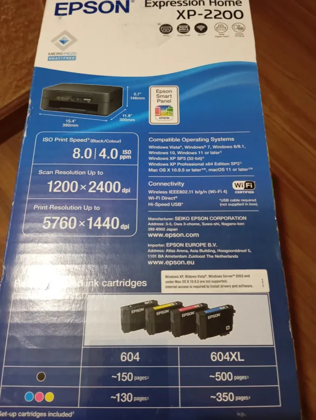 Impresora Epson Expression Home XP-2200