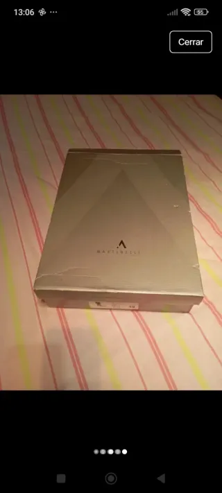 Botas de piel color beige talla 38