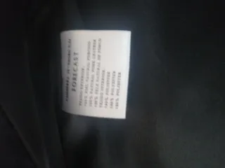 Chaqueta de cuero auténtica negra