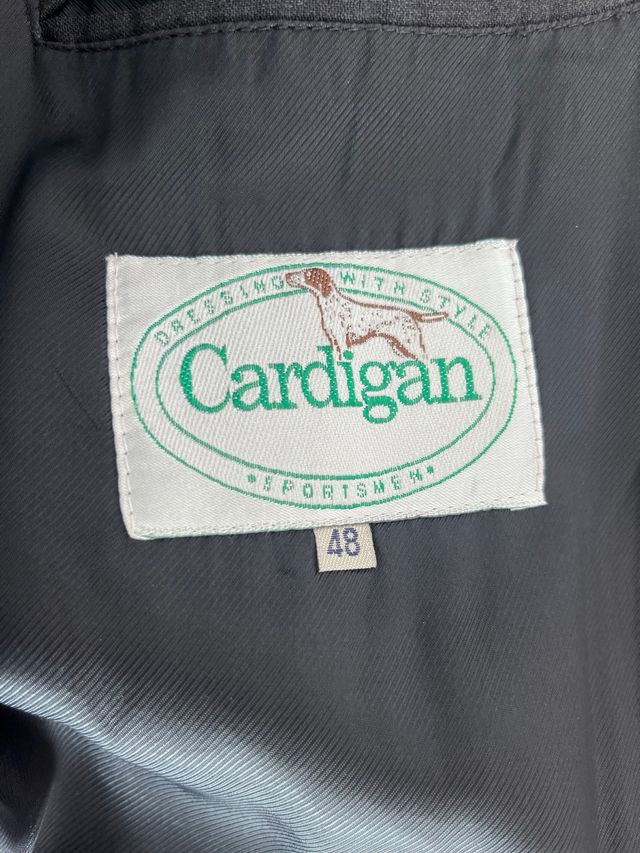 Traje de chaqueta y pantalón hombre negro grisáceo