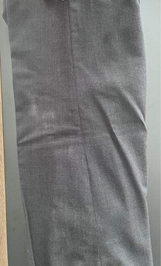 Traje de chaqueta y pantalón hombre negro grisáceo