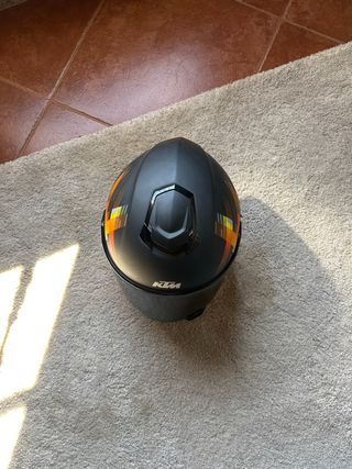 Casco de moto KTM negro