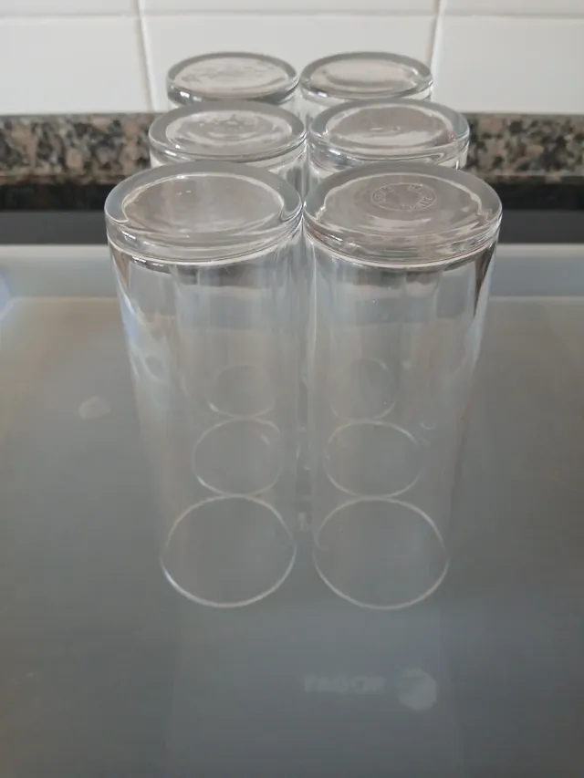 6 Vasos de Tubo