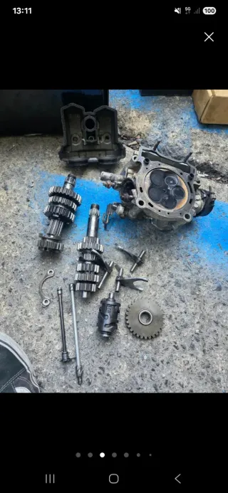 Culata y caja Yamaha YFZ 450