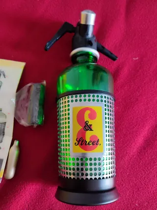 Sifón J&B decorativo verde