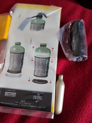 Sifón J&B decorativo verde