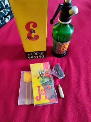 Sifón J&B decorativo verde