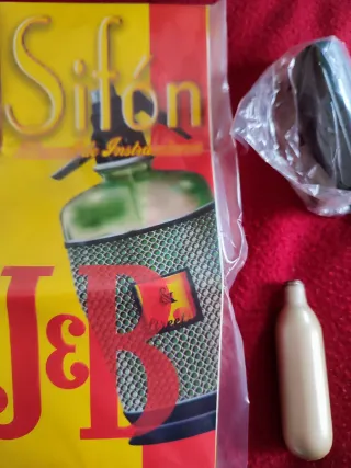 Sifón J&B decorativo verde