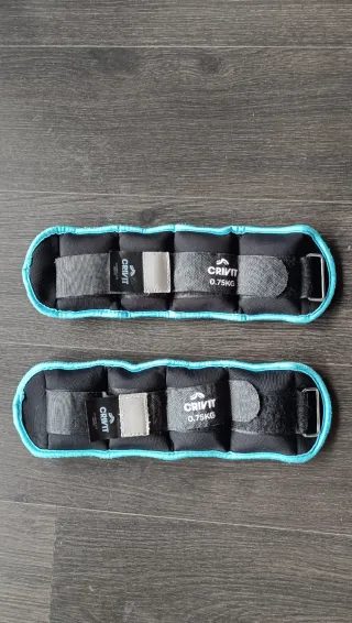 2 Pesas Tobillos Crivit 0.75 KG