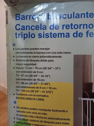Barandilla de seguridad para escaleras