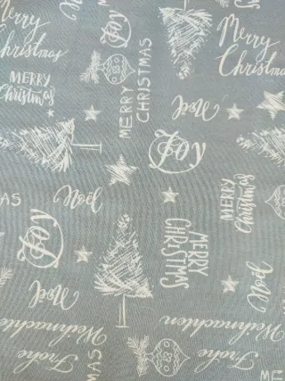 Tela Navideña Merry Christmas