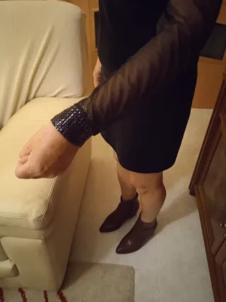 Vestido negro elegante