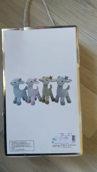 Sonajero Peluche Ciervo para bebé.NUEVO en su caja