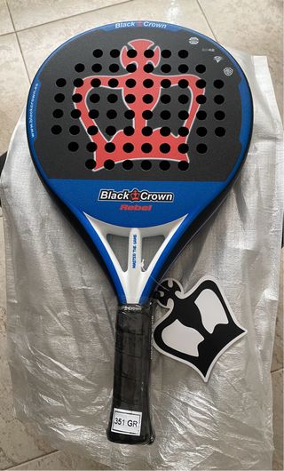 Pala Padel Black Crown Rebel 351gr