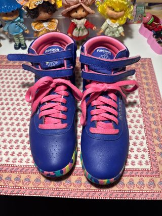 Bambas Reebok Classic Freestyle Azul/Rosa