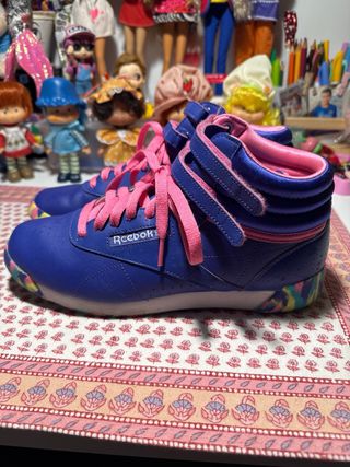 Bambas Reebok Classic Freestyle Azul/Rosa