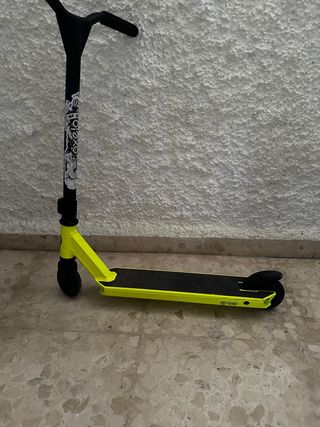 Patinete Patinaje Amarillo y Negro