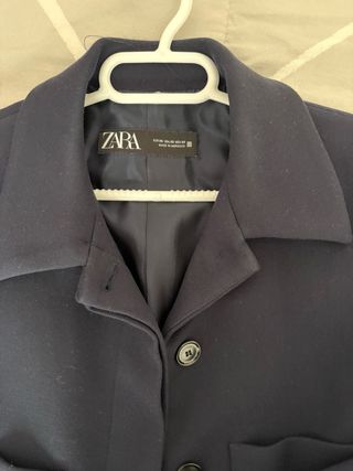 Blazer Zara Azul Talla XS