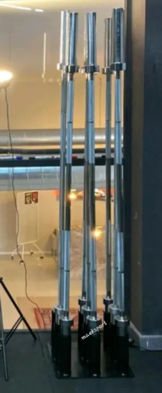 Soporte Barras Olímpicas CrossFit bumpers