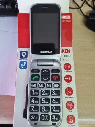 Teléfono Telefunken S560 Rojo