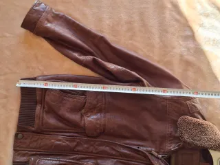 Cazadora Bomber Piloto Massimo Dutti Marrón