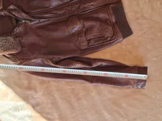 Cazadora Bomber Piloto Massimo Dutti Marrón