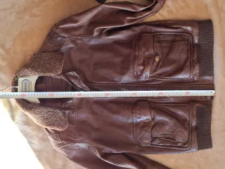 Cazadora Bomber Piloto Massimo Dutti Marrón