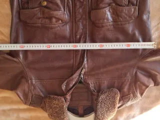 Cazadora Bomber Piloto Massimo Dutti Marrón