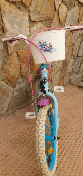 Bicicleta Frozen 16 Azul y Blanco