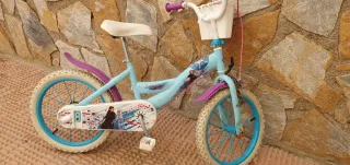 Bicicleta Frozen 16 Azul y Blanco