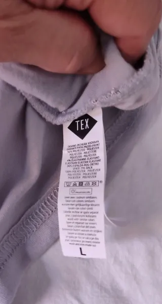 Top de lentejuelas, gris.