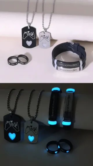 Conjunto Joyería Parejas 6 Piezas