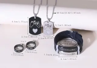 Conjunto Joyería Parejas 6 Piezas