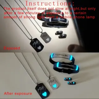 Conjunto Joyería Parejas 6 Piezas