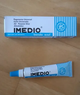 Pegamento Imedio Retro Vintage Tubo Grande 21gr