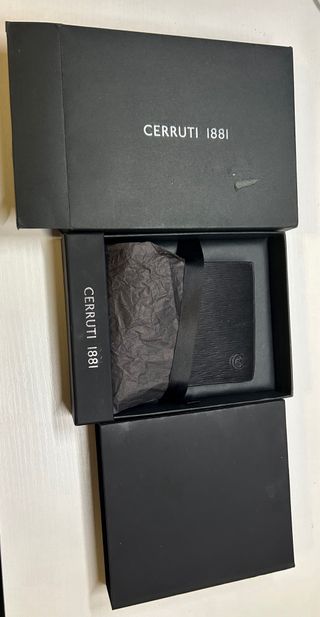 Cartera Cerruti 1881 Negra Nueva