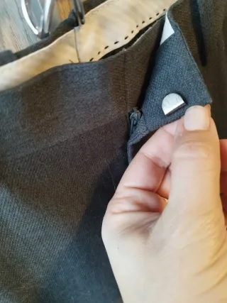 Traje gris hombre completo