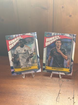 Lote 2 Cromos Topps Finest MLS 2024 FD-RC