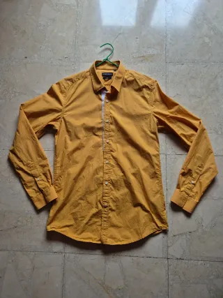 Camisa Slim Antony Morato color mostaza