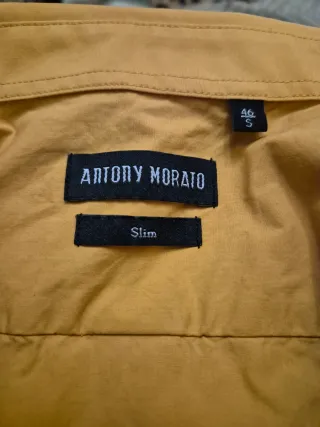 Camisa Slim Antony Morato color mostaza