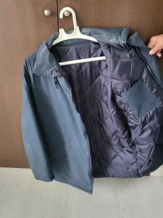 Chaquetón de trabajo azul/gris