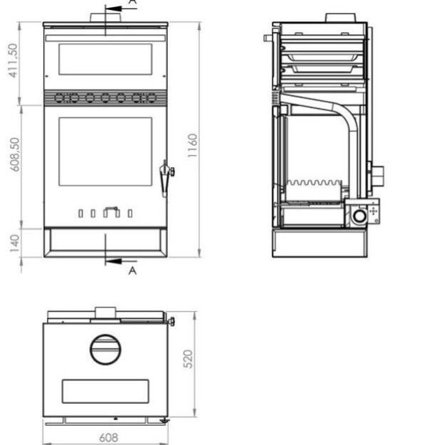 Estufa TAKASHI Ventilada
