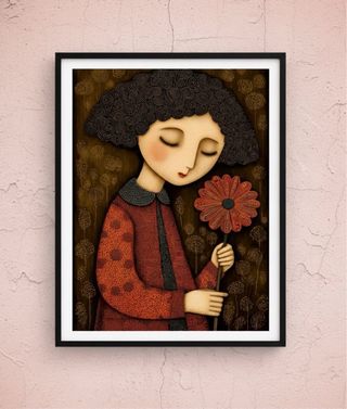 Quadro Ritratto Artistico con Cornice – Stampa A4