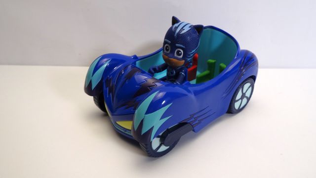Vehículos PJ Masks + figuras Gatuno Buhíta y Gekko