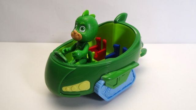 Vehículos PJ Masks + figuras Gatuno Buhíta y Gekko