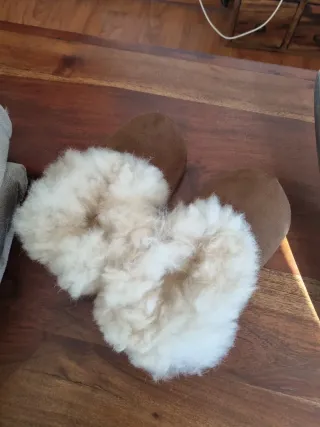 Babuchas peruanas de lana