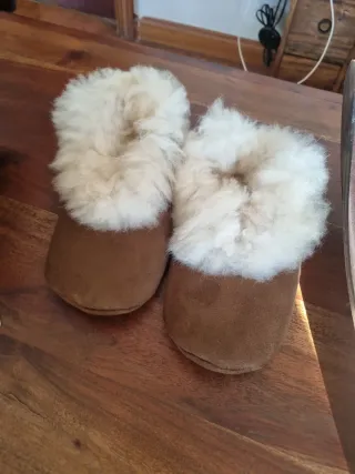 Babuchas peruanas de lana