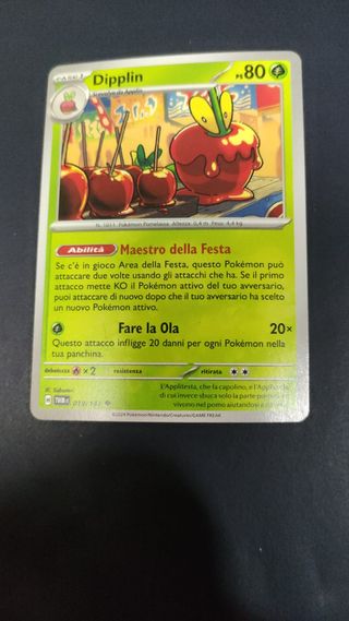 Dipplin Holo Rara Ita Pokemon 019/182