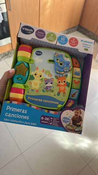 libro interactivo bebé primeras canciones