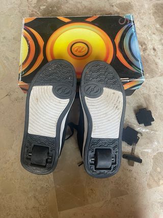 Zapatillas Heelys Ruedas Talla 36.5 Negras